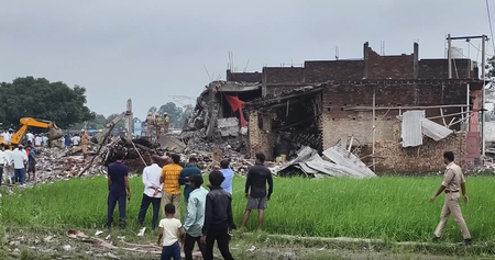 Three killed in massive explosion at firecracker factory in UP’s Kaushambi