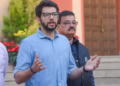 Satish Salian issues Rs 500 crore defamation notice to Aaditya Thackeray outside ‘Matoshree’