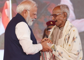 98-year-old BJP veteran Makhanlal Sarkar greets PM Modi on birthday; recalls his long political journey