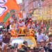 Raj CM holds Jaipur roadshow on final day of campaigning for second phase of civic polls