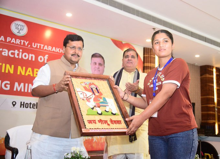 Mission election: BJP chief Nitin Nabin woos Gen Z; energises party cadre in Uttarakhand
