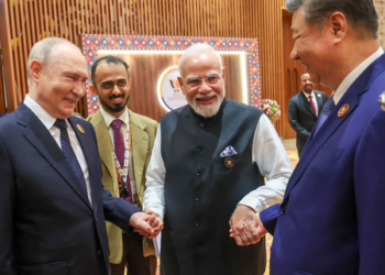 PM Modi’s warm camaraderie with Putin, Xi on full display at BRICS Summit