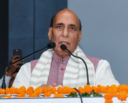 Uttar Pradesh has moved from ‘one district, many mafia’ to ODOP: Rajnath Singh