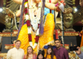 Pranav, Adani, Karan Adani visit historic Chinchpokli Cha Chintamani on Ganesh Chaturthi