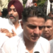 ‘AAP govt not concerned about people’: Sachin Pilot leads protest for Punjab Finance Minister’s resignation