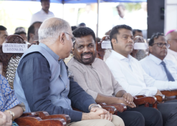 Dissanayake attends foundation-laying ceremony of another project funded by India