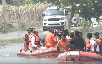Shivraj Singh Chouhan assures Central assistance after surveying Bihar flood-affected areas
