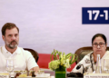 Rahul backs Mamata faction, slams EC over TMC name, symbol freeze; accuses BJP of ‘party theft’