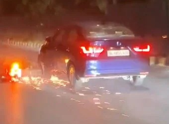 73-year-old Delhi man arrested after car drags motorbike for 500 metres