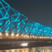 Bengal: Iconic Howrah Bridge illuminated with dynamic architectural lighting