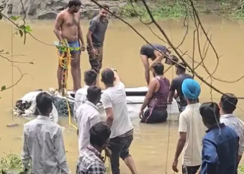 Eight devotees killed after car swept away in rain-swollen stream in MP