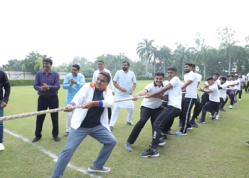 Seva Sankalp Abhiyan: Gujarat Dy CM Sanghavi joins youth in sports, flags off bike rally towards Dahod