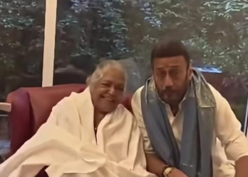 Jackie Shroff relives fond memories of classic Indian cinema with veteran actress Shubha Khote