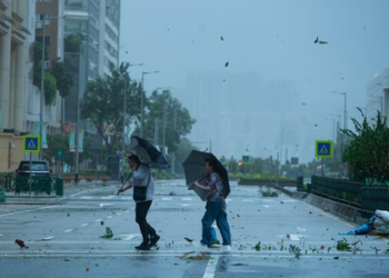 Heavy rain, strong winds batter Japan as typhoon nears eastern coast