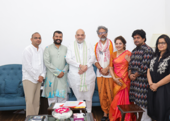 Home Minister Amit Shah meets the cast of ‘Hanuman Ansh’, congratulated them on success