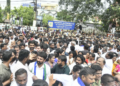 YSRCP protest, teachers’ counter-protest at SAAP office spark tension