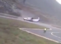 Narrow escape for passengers as airplane’s rear tyre comes off during landing in Nepal airport