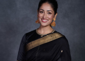 Yami Gautam celebrates family legacy of handloom craftsmanship in black Maheshwari saree