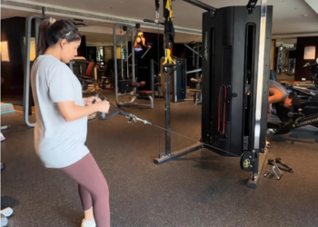 Samantha Ruth Prabhu performs seated cable rows in third trimester, says ‘please don’t make me get up’