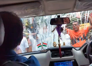 TMC MLA Kunal Ghosh’s car attacked again, Abhishek Banerjee calls for Governor’s intervention