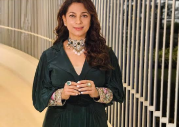 Juhi Chawla praises safety at Mumbai’s Ganpati festivities: Thousands, lakhs of people, but everyone is safe