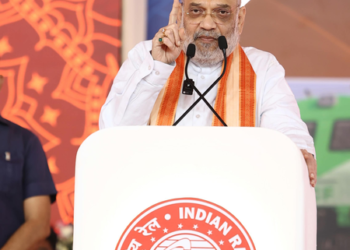 ‘Discuss with figures’: HM Shah challenges Cong, levels Rs 12 lakh crore corruption charge