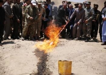 Over three tonnes of illegal drugs destroyed in Afghanistan’s Takhar