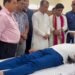 Mega blood donation camp held at Pragya Bhavan, MP Biplab Deb donates blood