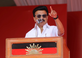 TVK complains to EC over Stalin’s remarks against its Dharapuram candidate Sathyabama