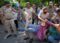 Left student unions, other organisations stage protest to demand CEC’s resignation