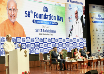 Good governance, an invisible infrastructure that sustains investors’ faith: V-P Radhakrishnan at ICSI foundation day