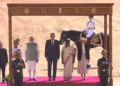 Swiss President Guy Parmelin accorded ceremonial welcome at Rashtrapati Bhavan