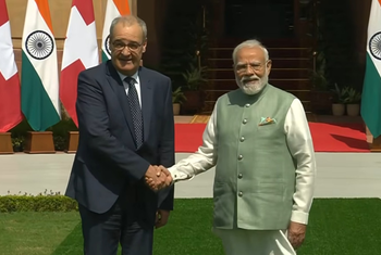 PM Modi, Swiss President Guy Parmelin hold talks at Hyderabad House