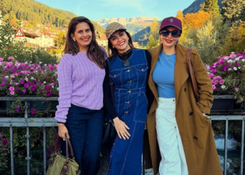 Besties Neha Pendse, Amruta Khanvilkar, Sonali Khare recreate ‘ZNMD’ vibes on Italy girls’ trip