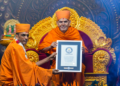 BAPS’s landmark biography of Pramukh Swami Maharaj sets Guinness World Record
