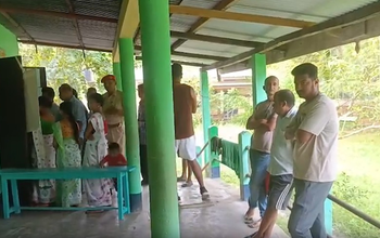 Assam bypoll: Voting underway in Nagaon LS seat; brief EVM glitch reported at Morigaon Booth