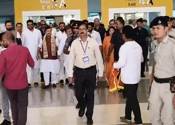 Nitin Nabin arrives in Patna ahead of Bihar MLC elections