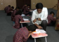 School children depict ‘Viksit Bharat’ through drawings in Seva Sankalp Campaign