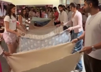 Aneet Padda, Ananya Panday bring out their inner child with fun game at Alanna Panday’s baby shower
